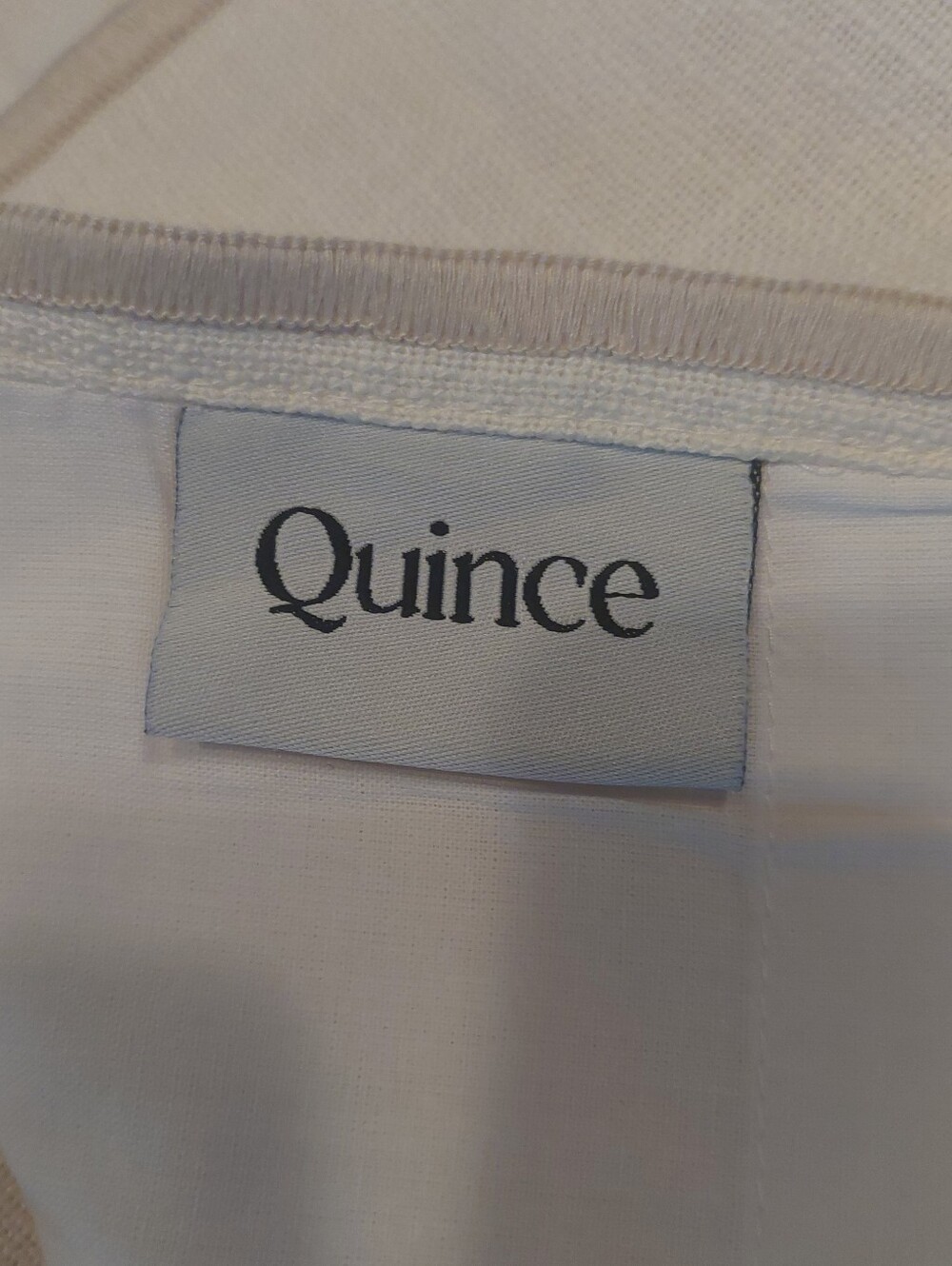 NWT! Quince 100% Cotton Piped Edge Filtering Curtains, 48" x 108" 2 Panels (G13) - Picture 11 of 13